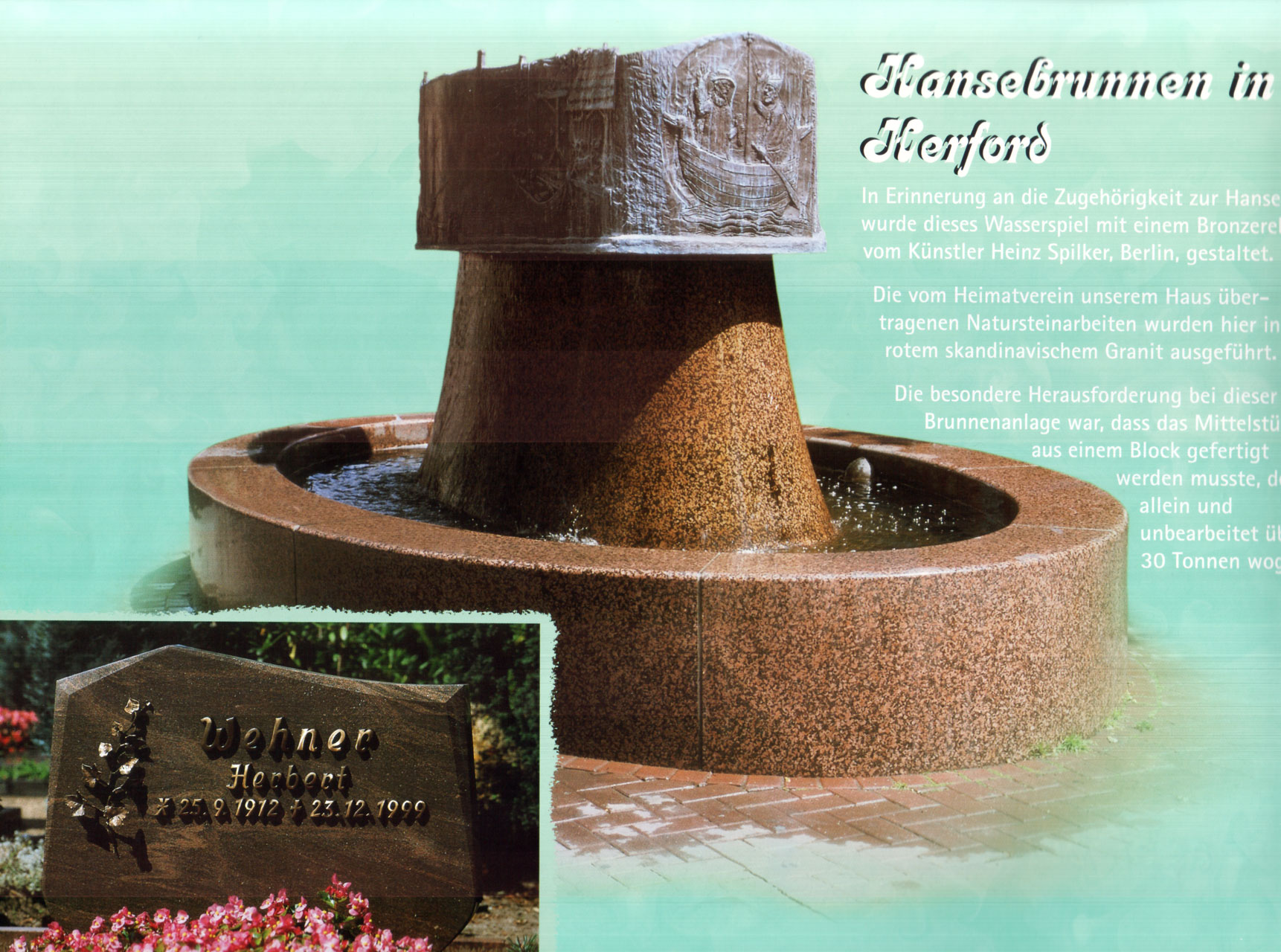 1 - Hansebrunnen für die Stadt Herford